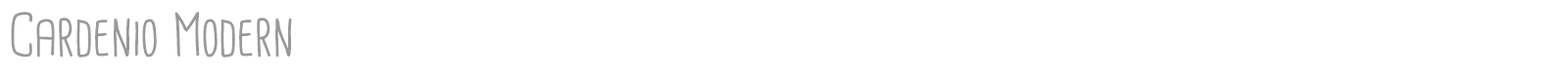 Cardenio Modern font preview